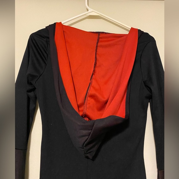 Women Halloween Costume Black and Red Dress Size Small - Picture 2 of 7